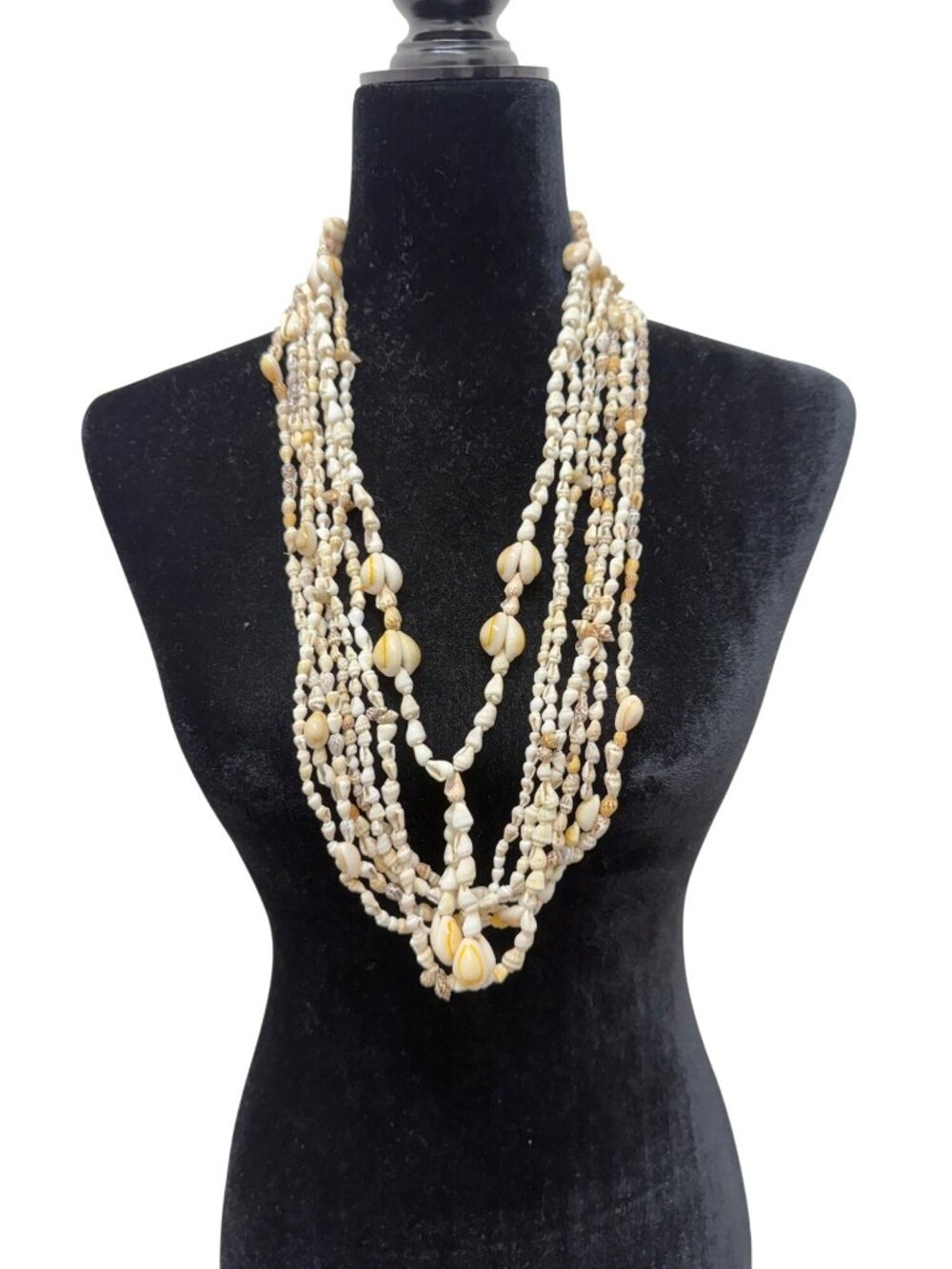 Coastal Cowrie Shell Necklace Bundle – Beachy Layered Shell Jewelry (Lot of 7)